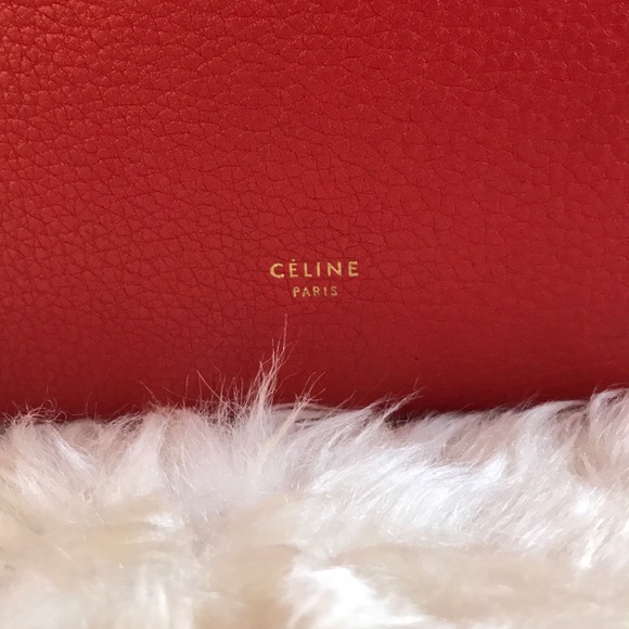 CÉLINE limited edition vermillion bag and clutch - Picture 8 of 8